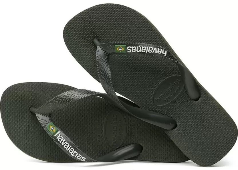 Havana black flip flops top